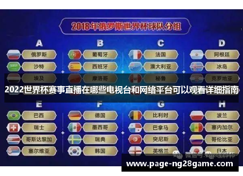 2022世界杯赛事直播在哪些电视台和网络平台可以观看详细指南 2022世界杯赛事直播在哪些电视台和网络平台可以观看详细指南